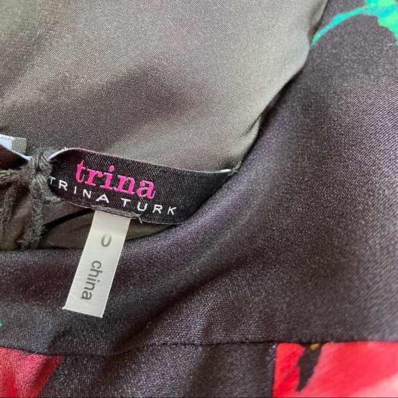 Trina Turk Sweetheart Floral Print Sheath Dress - Picture 8 of 9